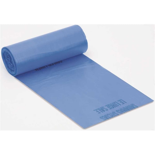 Berry Plastics 37 in. x 50 in. 44 Gal. 1.25 mil Size Blue Soiled Linen Bag, 5PK HSP3750HPBL - main